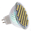 mr16 60x3528 SMD 3-3.5w 150-180lm 6000-6500k natuurlijk wit licht led spot lamp (12v)