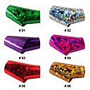 1pcs folha de laser decorações de unhas adesivos estrelados no.1-6 (150x6x0.1cm, cores sortidas)