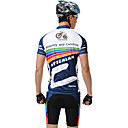MYSENLAN PN Mesh + Flex materiales transpirables Trajes de manga corta ciclismo Hombres