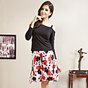 Dancewear Quality Viscose and Spandex Latin Dance Outfit Top and Skirt For Ladies More Colors