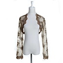 Long Sleeve Tulle/Lace Evening/Wedding Wrap/Jacket (More Colors)