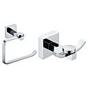 Messing chroom badkamer accessoire sets (Inclusief Robe Haken, Toilet Roll Holders)