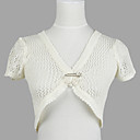 Nice Short Sleeve Tulle Evening/Casual Wrap/Jacket (More Colors)