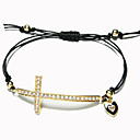 Kvinners Simple Color Rope Diamond Alloy armbånd
