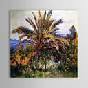Famous Oil Painting A Palm Tree at Bordighera by Claude Monet