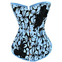 Flower Pattern Satin Country Lolita Corset