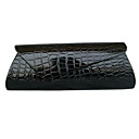 Moda feminina Clutch couro de patente