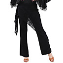 Dancewear Viscose with Lace Latin Dance Bottom For Ladies