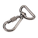Steel Quick-Release Strap Carabiner Hook (Iron Grey)