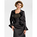 Long Sleeve Satin Evening/Wedding Wrap/Jacket (More Colors)
