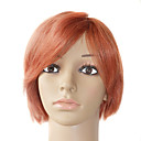 Capless 100% Echthaar Kurze Silky Straight Perücken Multiple Farbe erhältlich