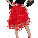 Dancewear Viscose and Tulle Latin Dance Skirt For Ladies More Colors