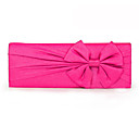 Fashion Bow Silk Clutch
