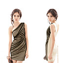 Vrouwen Mesh een schouder Bodycon jurk