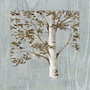 Printed Art Floral Birch Study I by NBL Studio