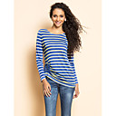 TS Stripes Jersey Gathered Blouse