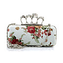 Fashion Floral Print Cotton Clutch