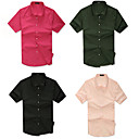 Col de chemise Buckle Fashion Shirt à manches courtes pour homme