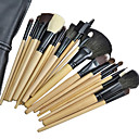24PCS Alta Qualidade Profissional lã jogo de escova cosmético