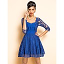Ts VINTAGE U Hals Lace Swing Dress