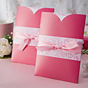 Romantic Pink Wedding Invitation With Insert (Set of 50)