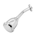 Contemporary Chrome Finish Wall Mount Color Changing LED Showerhead