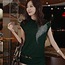 Women's Belted Print Cap Sleeve T-Shirt