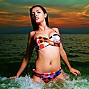 Smart Sexy Geometric Print Halter Neck Bikini Set