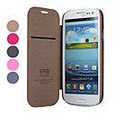 Type de boîtier élégant protection en cuir PU avec support et fente pour carte pour Samsung Galaxy I9300 S3
