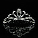 Aleación con estilo con los Rhinestones Wedding la tiara nupcial