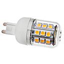 G9 3.5W 30x5050SMD 300-330LM 3000-3500K Warm White Light mit Abdeckung LED Mais-Birne (110V/220V)