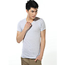 MIIOW Stripe Round Neck T Shirt