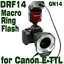 Emoblitz DRF14C Autofocus TTL Digital Macro Ring Flash for Canon E-TTL II 600D 60D