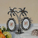 Alloy Family Palm Tree Photo Frame With 3 Hanging Frames