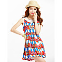 Ts Print mouwloze jurk