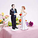 Bride Blowing A Kiss Wedding Cake Topper
