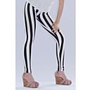 Zwart-witte strepen Legging (taille :58-79cm, Hip :90-104cm, Lengte: 95cm)