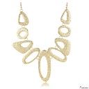 lindo colar de ouro da moda platina liga