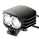 LetterFire LF20 3-Mode 2xCREE XML-U2 LED-Scheinwerfer (2000LM 4x18650 Schwarz)
