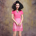 Diary best Fashion V Neck Design  Heavy embroidered dish Dress