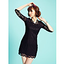 Lace Bainha Vestido de Mulher