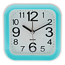 3 "Square Analog Desktop Alarm Clock (colore casuale, 1xAA)