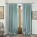 (Two Panels) Contemporary Jacquard Energy Saving Curtains