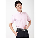 Chemise bleue à manches courtes pour homme