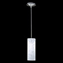 Luz pendiente moderna 40W con Arabesquitic pantalla de tela blanca Cilindro