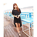 Women's Chiffon Asymmetrical Hem Dress with Camisole