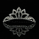 Erstaunlich Legierung mit Strass Hochzeit Braut Tiara