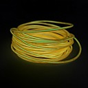 5m Amarelo EL Fio Luz Decoração de casamento com carregador do cigarro