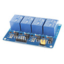 Four circuit with optocoupler relay module