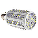 B22 8W 180-LED 460-510LM 7000-7500K Cold White Light LED Corn Bulb (85-265V)